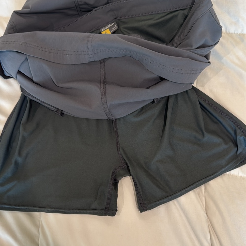 Eddie Bauer Horizon Adventure Golf Hiking Skort - Size 12 - Gray - Picture 8 of 9